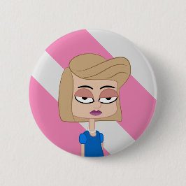 Moody Girl Button