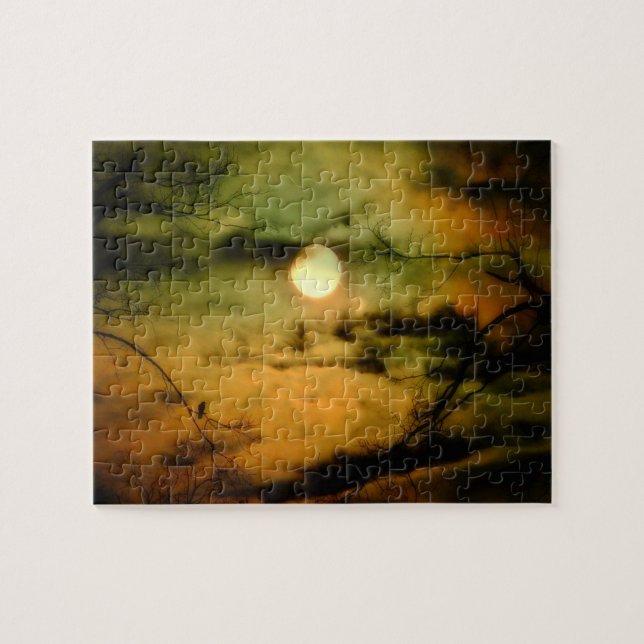Moody Halloween Sky Puzzle (Horizontal)