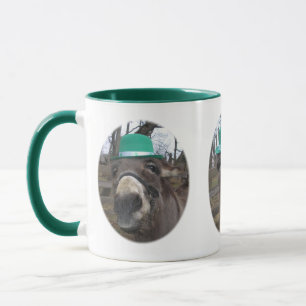 "Moody Irish Donkey" Tasse