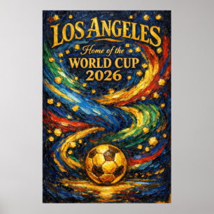 Moody Jewel Kunstposter Los Angeles Heimstätte des Poster