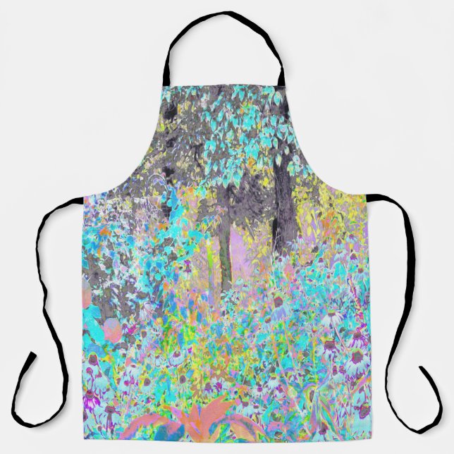 Moody Lila Morgens Sonnenaufgang in meinem Rubio-G Schürze (Vorderseite)