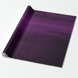 Moody Lila Plum Modern Watercolor Chic Elegante Geschenkpapier