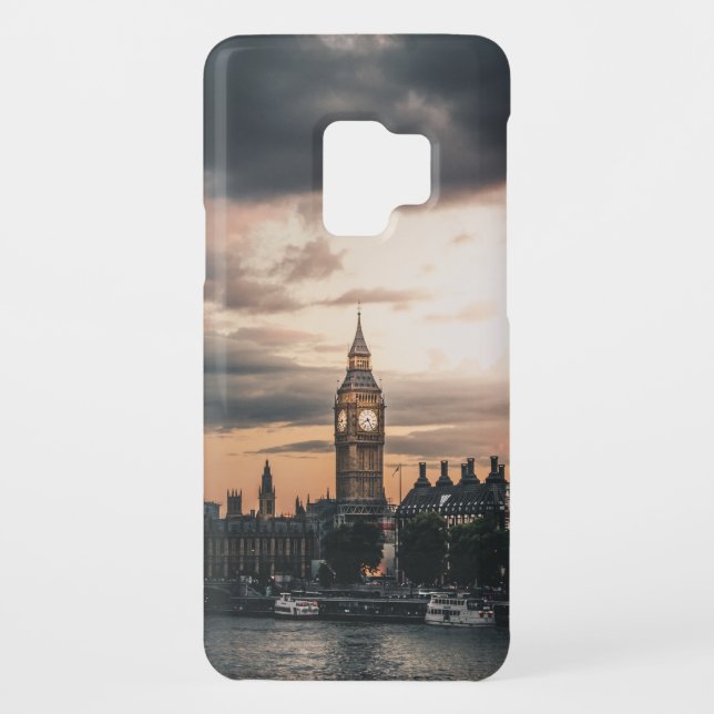 Moody London Big Ben Sunset Case-Mate Samsung Galaxy Hülle (Rückseite)