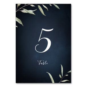 Moody Marine minimale botanische Grüntafel Karte