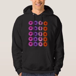 Moody Modern Winter Botanische Weihnachten Hoodie
