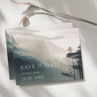 Moody Mountain Dark Aesthetic Woodland Wedding