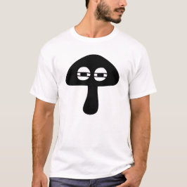 Moody Mushroom Silhouette nicht lustig T-Shirt