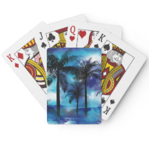 Moody Palms - Blue Lila Tropical Thermal Tumbler