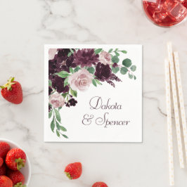Moody Passions | Dramatisch Lila Rose Serviette