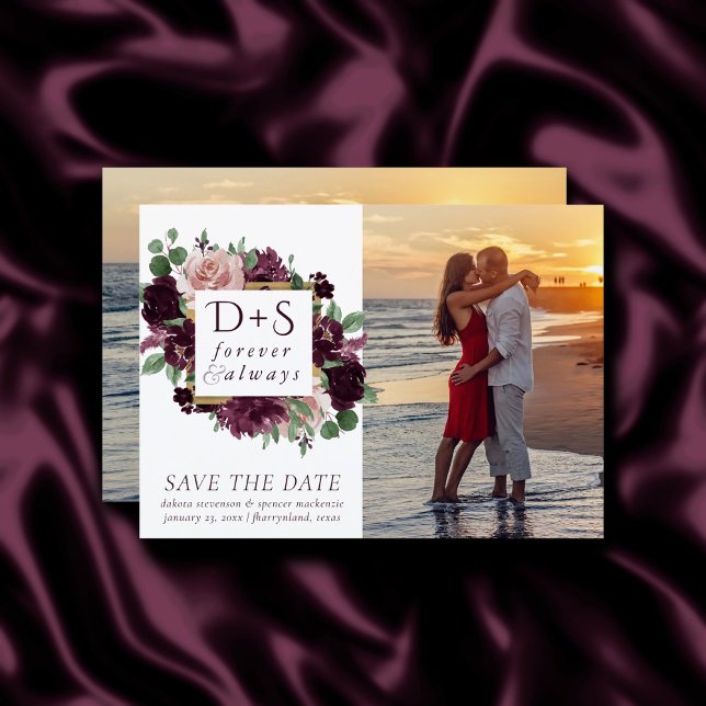 Moody Passions | Dramatisches Foto für Lila Rose Save The Date (Von Creator hochgeladen)