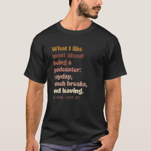 Moody Podcaster Boho Vintag T-Shirt