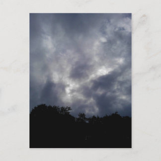 Moody sky postkarte