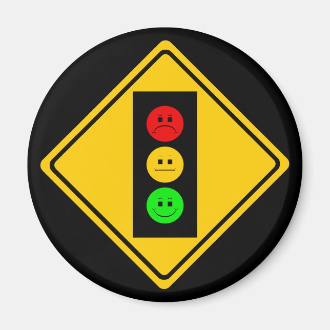 Moody Stoplight Magnet (Vorne)