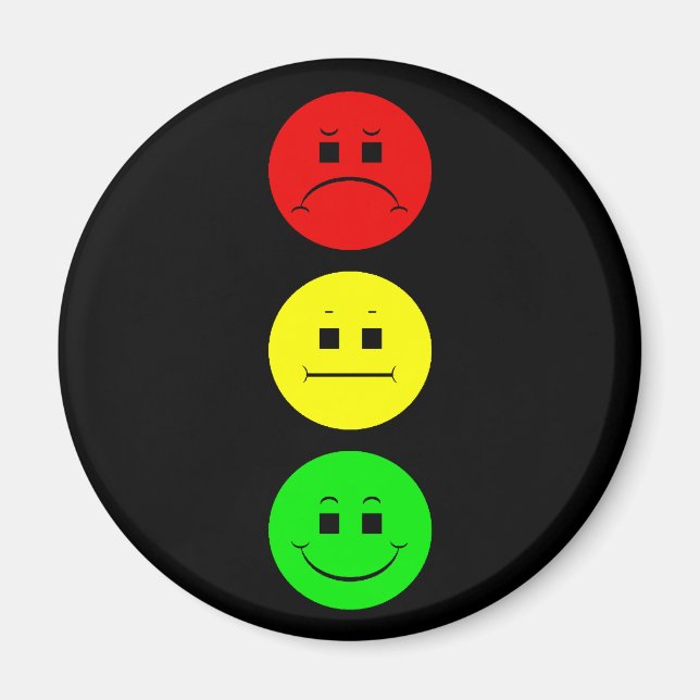 Moody Stoplight Magnet (Vorne)