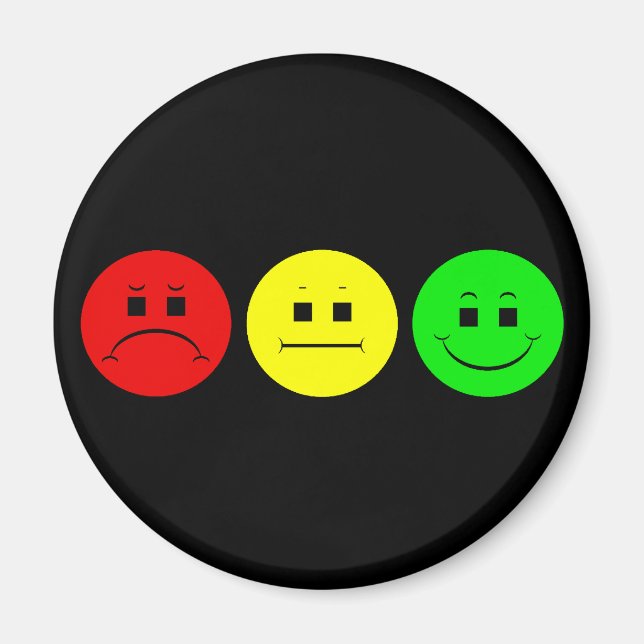 Moody Stoplight Trio Magnet (Vorne)