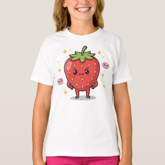 Moody Strawberry Girls T-Shirt