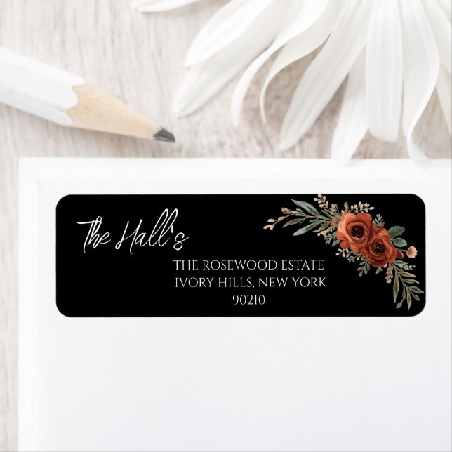 Moody Terracotta Floral Boho Hochzeit  (Insitu)