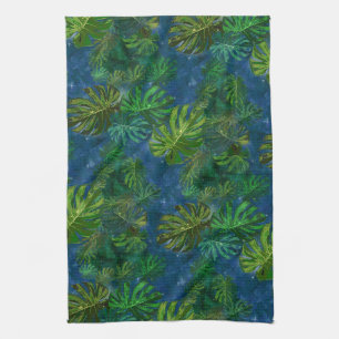 Moody Tropical Night Kitchen Handtücher