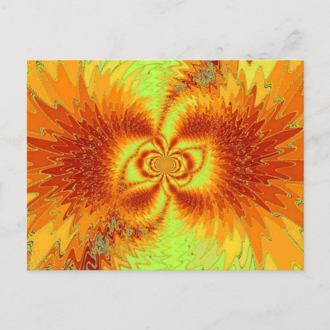 MOODY-WILDBLUME 4 POSTKARTE (Vorderseite)