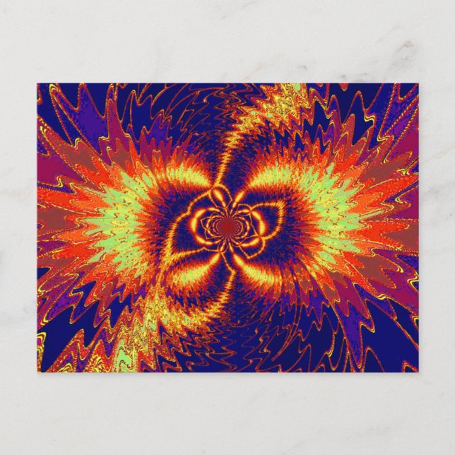 MOODY-WILDBLUME 8 POSTKARTE (Vorderseite)