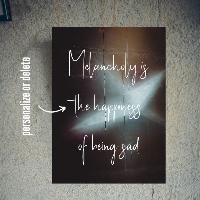 Moody Winter Night's Big Christmas Star Poster (Von Creator hochgeladen)