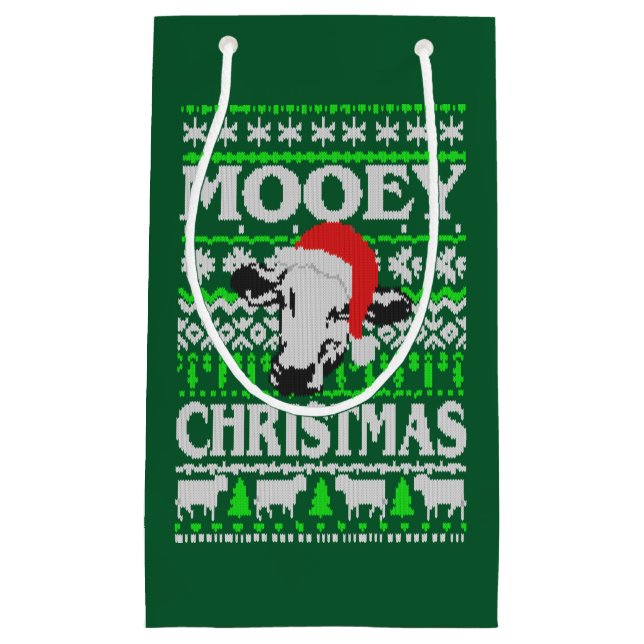 Mooey Christmas Ugly Weihnachtskraut Kleine Geschenktüte (Vorderseite)