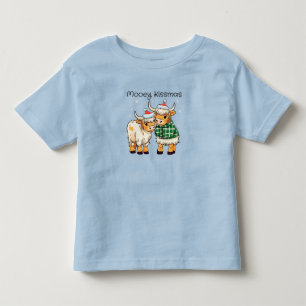 Mooey Kissmas Cartoon Kuh Weihnachtsfest Shirt