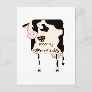 Mooey Valentine T - Shirt und Geschenke Feiertagspostkarte
