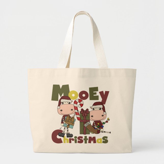 Mooey Weihnachten Jumbo Stoffbeutel (Vorne)