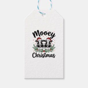 Mooey Weihnachten Kuh Vintage Gravur Shirt Design Geschenkanhänger