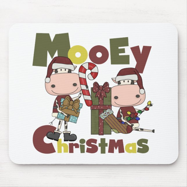 Mooey Weihnachten Mousepad (Vorne)