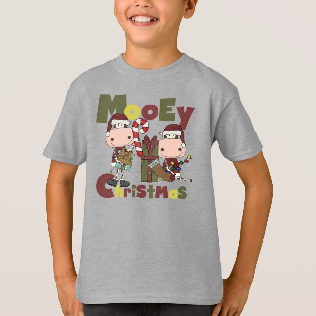 Mooey Weihnachten T-Shirt (Vorderseite)