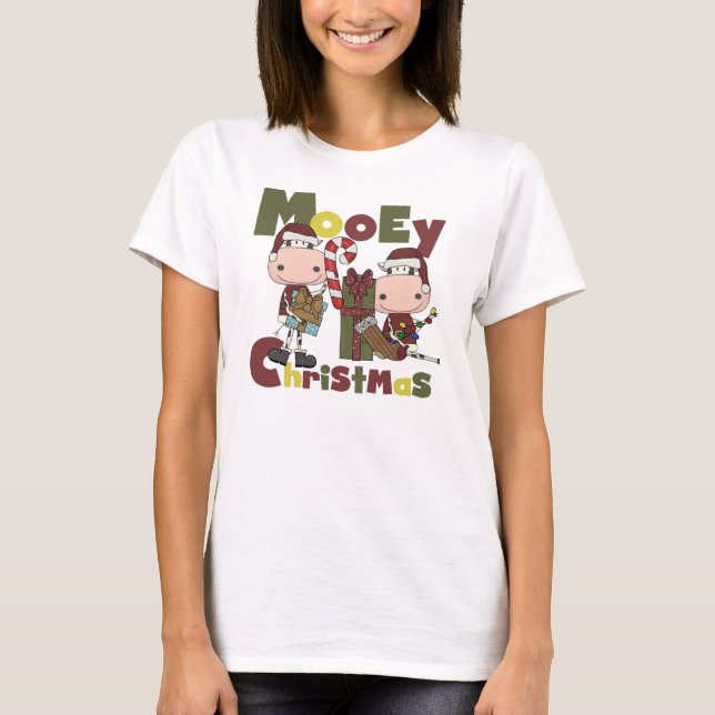 Mooey Weihnachten T-Shirt (Vorderseite)