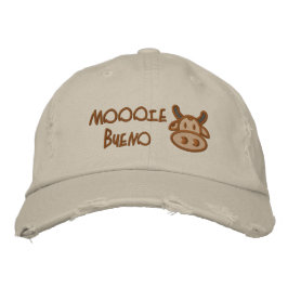 MOOIE BUENO COW CAP BESTICKTE KAPPE