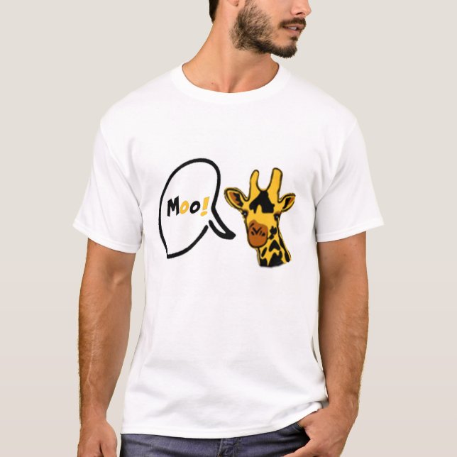 Mooing Giraffe! T-Shirt (Vorderseite)