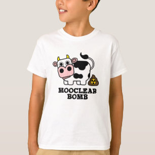 Mooklear Bomb Funny Cow Puff T-Shirt
