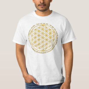Moola Mantra / Blume Des Lebens T-Shirt