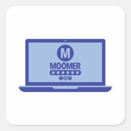 Moomer Anmelden Aufkleber