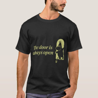 Moomin-Gartenleben in Moominvalley Floral Grün T-Shirt