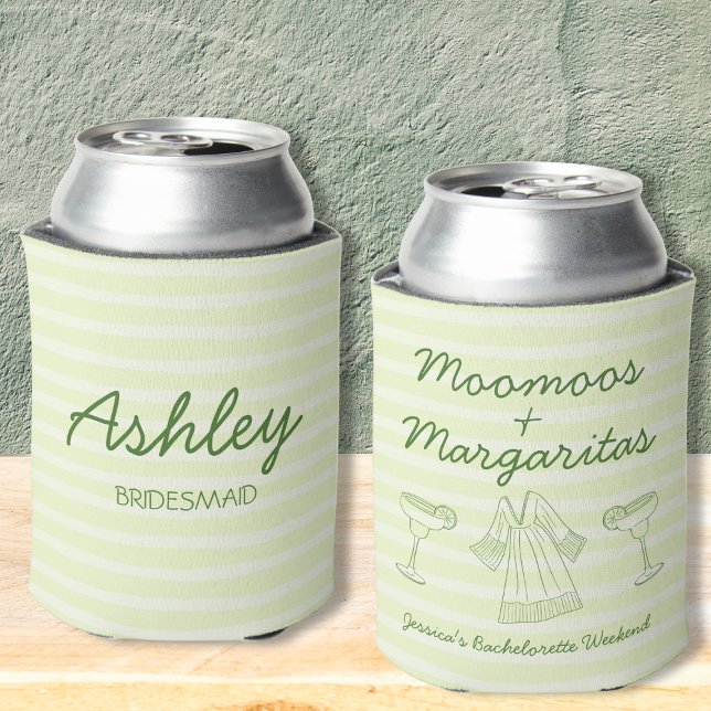 Moomoos & Margaritas Green Bachelorette Dosenkühler (Moomoos & Margaritas Green Bachelorette Can Cooler)