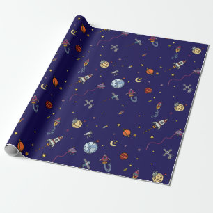 Moon Adventure Geschenkpapier