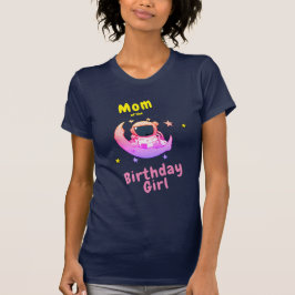 Moon Adventure Mama des Birthday Girl T - Shirt