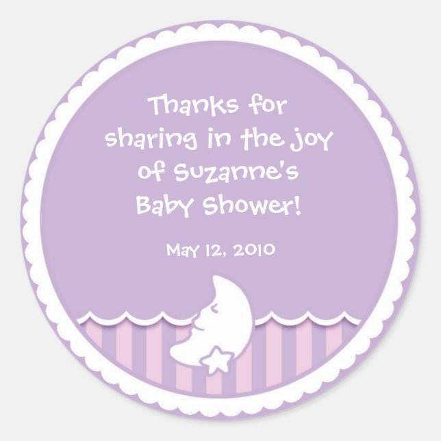Moon and Star Sticker for Baby Shooter - Gefallen (Vorderseite)