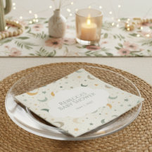 Moon and Stars Boho Baby Adoption Dusche