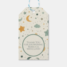 Moon and Stars Boho Baby Adoption Shower Geschenkanhänger