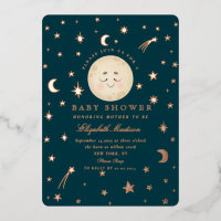 Moon and Stars Night Niedlich Baby Dusche