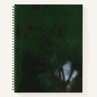 Moon and Trees Spiral Notebook Notizbuch