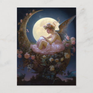 Moon Angel Fantasy Art Postkarte