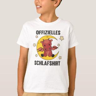 Moon Animal Dragon Offiziell Sleep Shirt Dragon Re