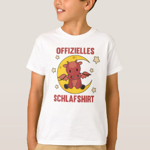 Moon Animal Dragon Offiziell Sleep Shirt Dragon Re